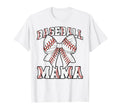 Baseball Mama Sports Mom Leopard T-Shirt - Minimalist Print Men Women - T-Shirt, Sweatshirt, Hoodie
