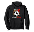 Soccer Mom Bandana Sport Lover Mama Hoodie - Graphic Print for Adults - T-Shirt, Sweatshirt, Hoodie