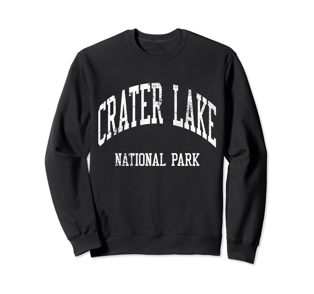Crater Lake National Park 70S Sweatshirt - Casual Everyday Wear for Adults - T-Shirt, Sweatshirt, Hoodie