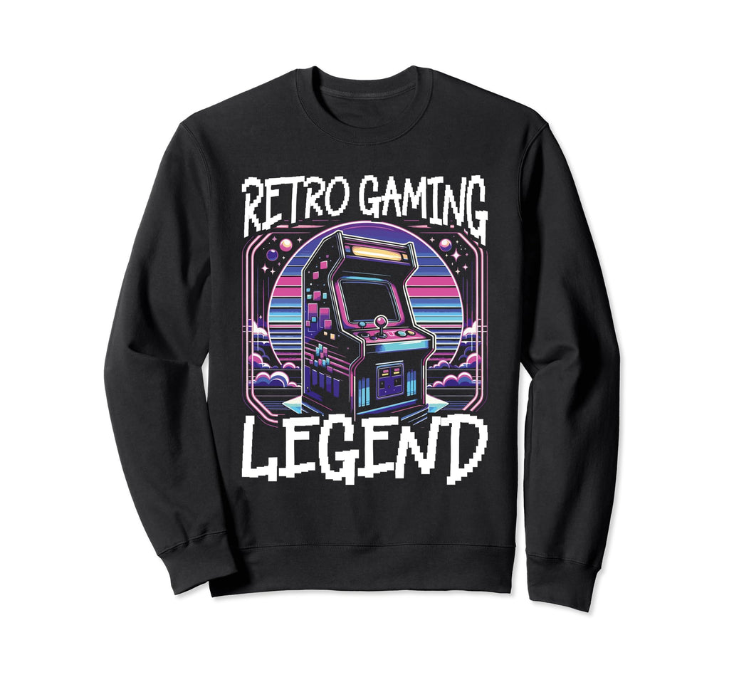 80S Arcade Nostalgia Pixel Art Video Sweatshirt - Streetwear Style Unisex - T-Shirt, Sweatshirt, Hoodie