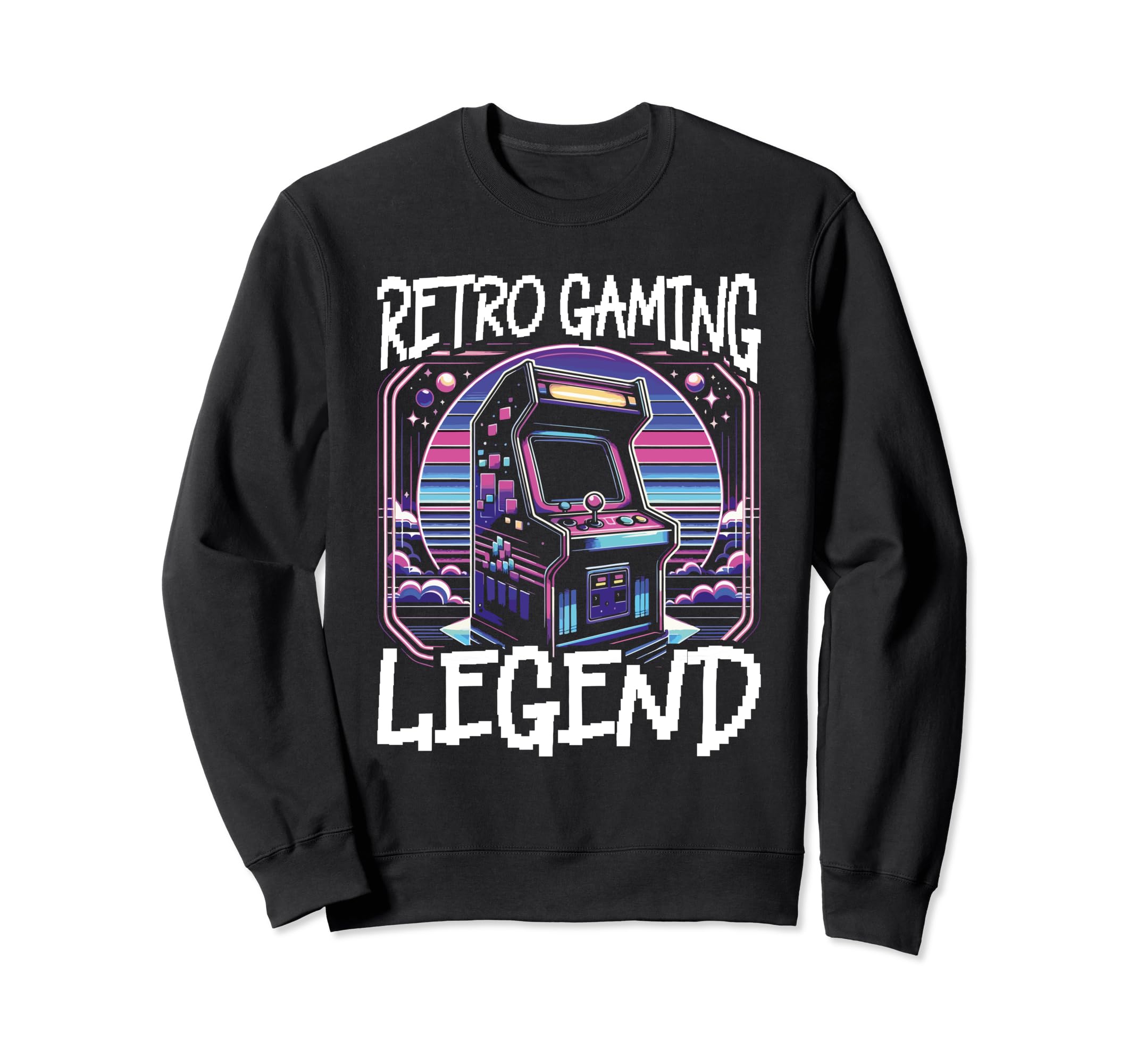 80S Arcade Nostalgia Pixel Art Video Sweatshirt - Streetwear Style Unisex - T-Shirt, Sweatshirt, Hoodie