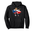 Czech Republic Soccer Dab Flag Hoodie - Fun Novelty Design for Adults - T-Shirt, Sweatshirt, Hoodie