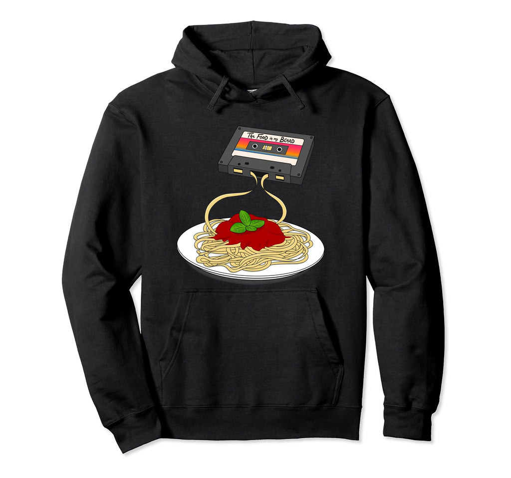 Cassettuccine Fettuccini Made From Hoodie - Unique Graphic for Adults - T-Shirt, Sweatshirt, Hoodie