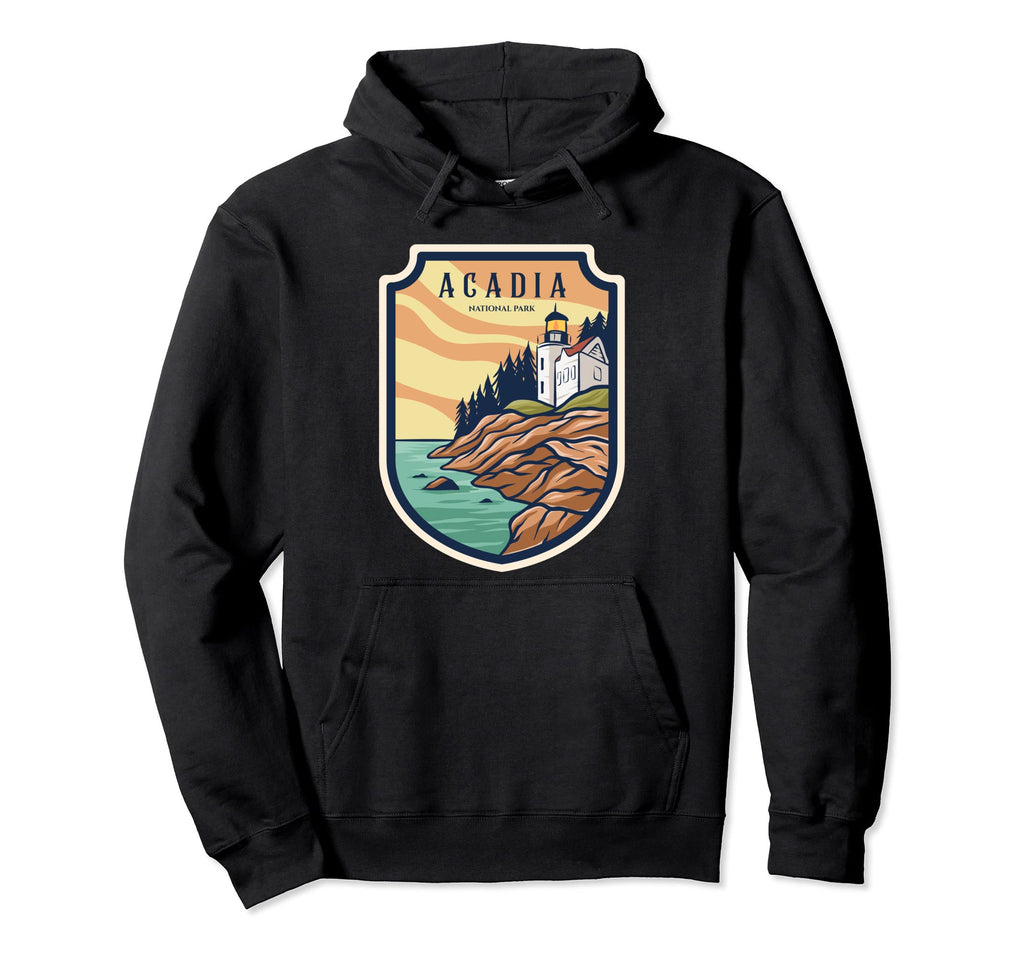 Acadia National Park Maine Usa Hoodie - Custom Art Print Unisex - T-Shirt, Sweatshirt, Hoodie