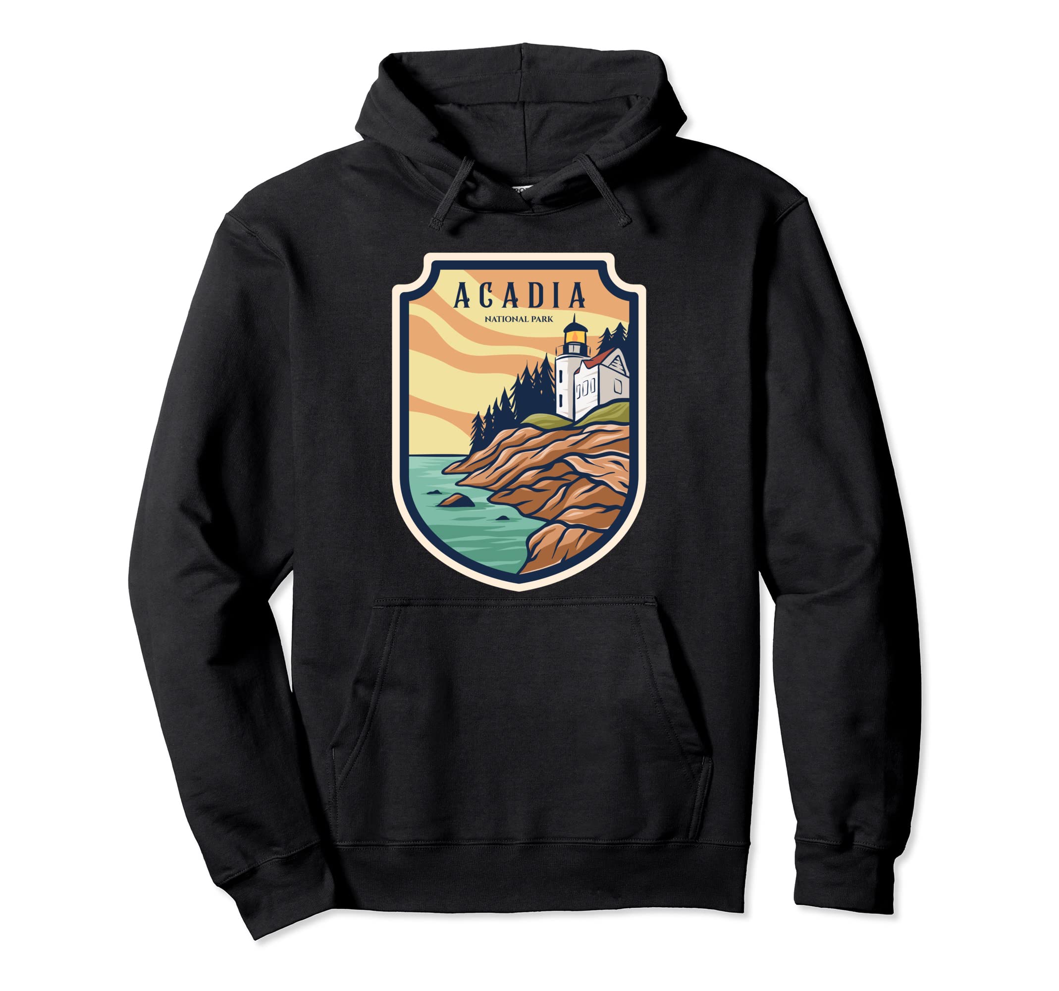 Acadia National Park Maine Usa Hoodie - Custom Art Print Unisex - T-Shirt, Sweatshirt, Hoodie