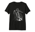 Soccer Player Sports Tri Blend T-Shirt - Fun Novelty Design for Adults - T-Shirt, Sweatshirt, Hoodie