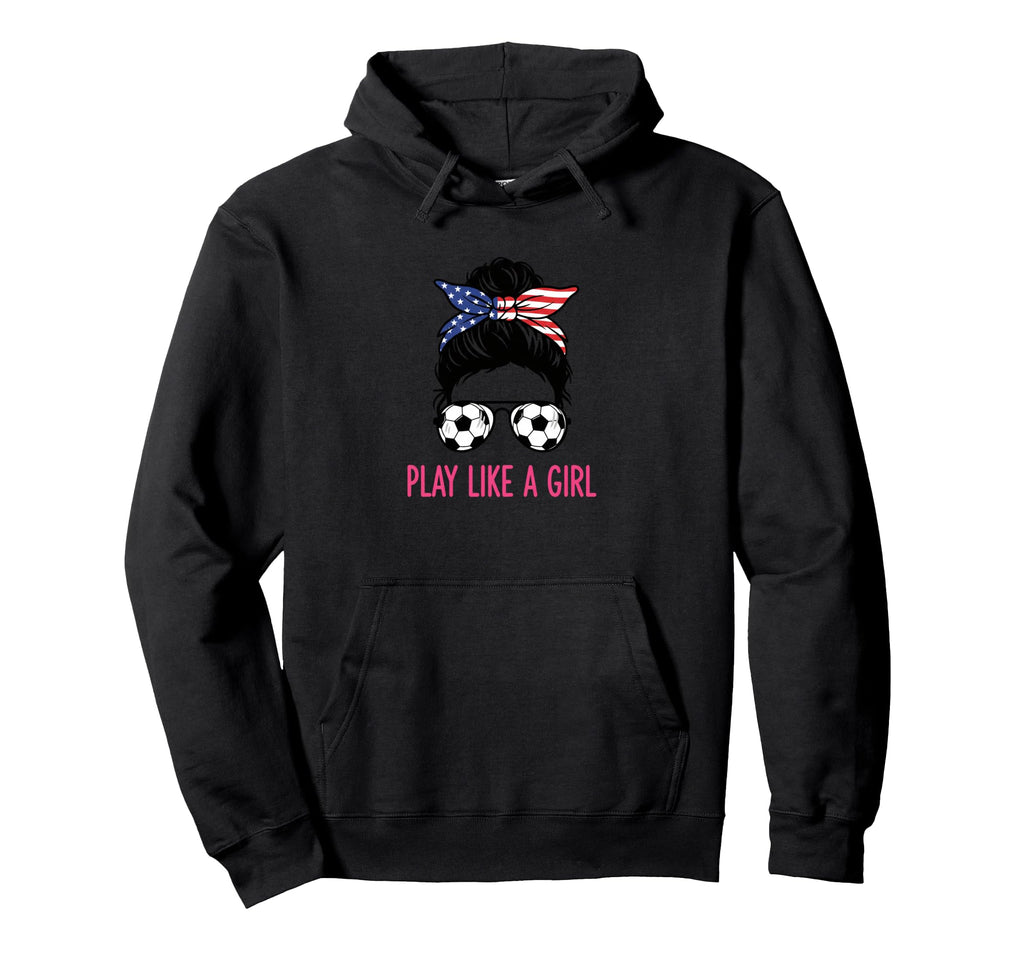 Soccer Play Like Soccer Hoodie - Graphic Print Unisex - T-Shirt, Sweatshirt, Hoodie