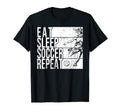 Eat Sleep Soccer Repeat Funny T-Shirt - Unique Graphic Men Women - T-Shirt, Sweatshirt, Hoodie