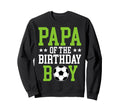 Papa Birthday Soccer Player Sweatshirt - Minimalist Print Men Women - T-Shirt, Sweatshirt, Hoodie