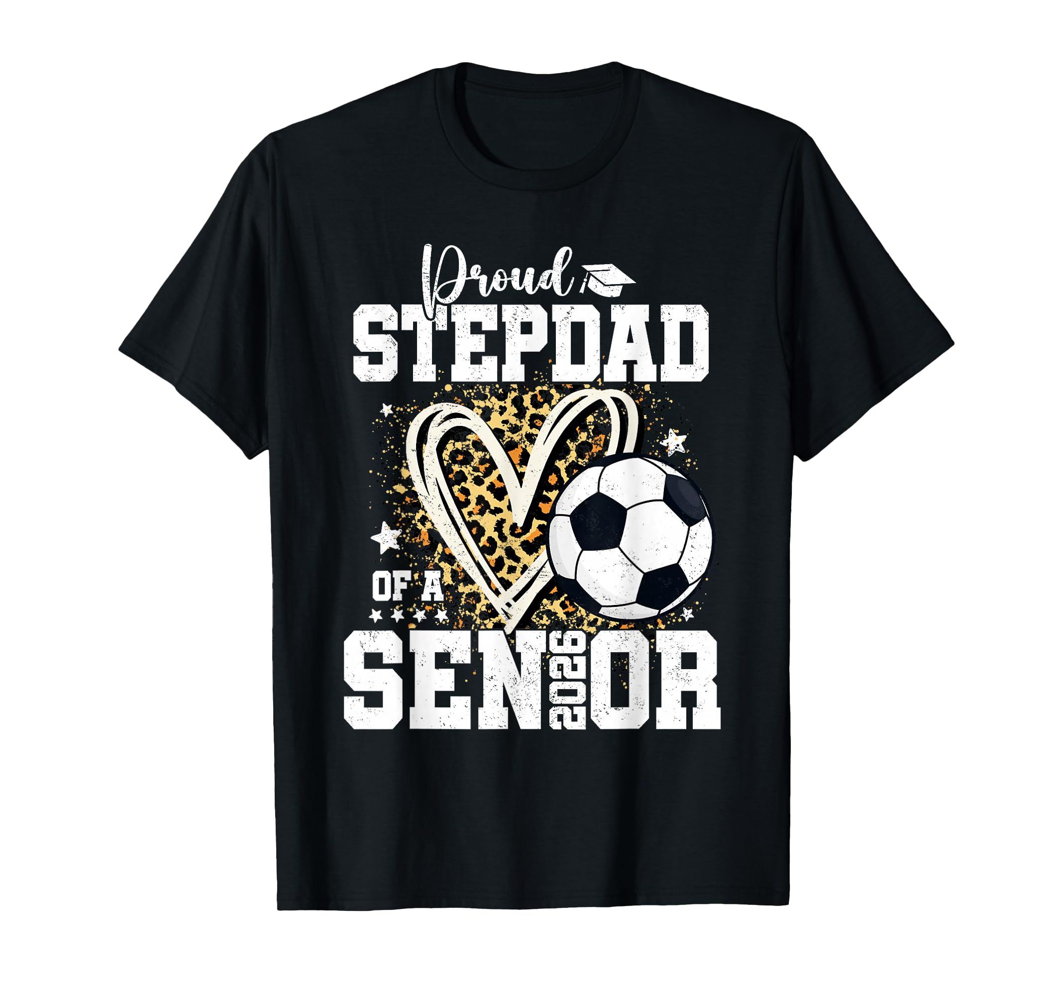 Proud Stepdad 2026 Senior Soccer T-Shirt - Unique Graphic Unisex - T-Shirt, Sweatshirt, Hoodie