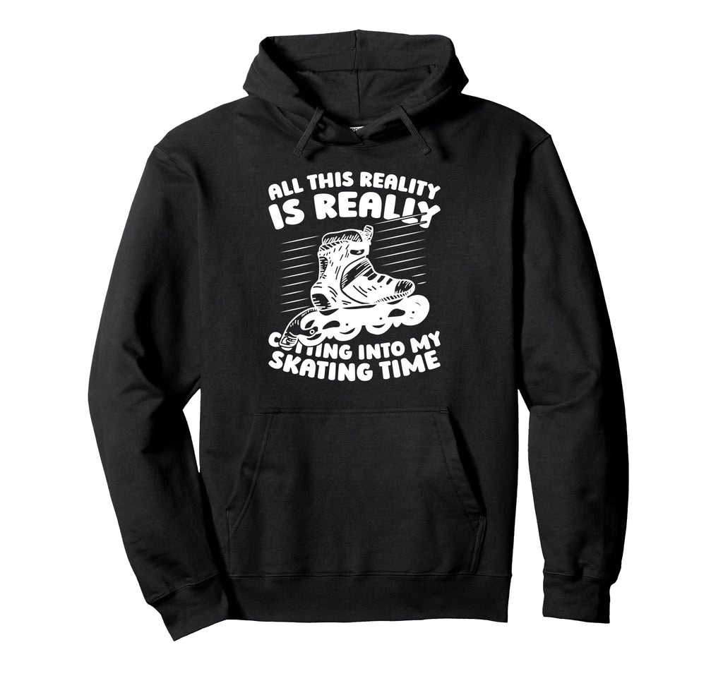 Skater Skates Roller Skating Hoodie - Novelty Apparel Men Women - T-Shirt, Sweatshirt, Hoodie