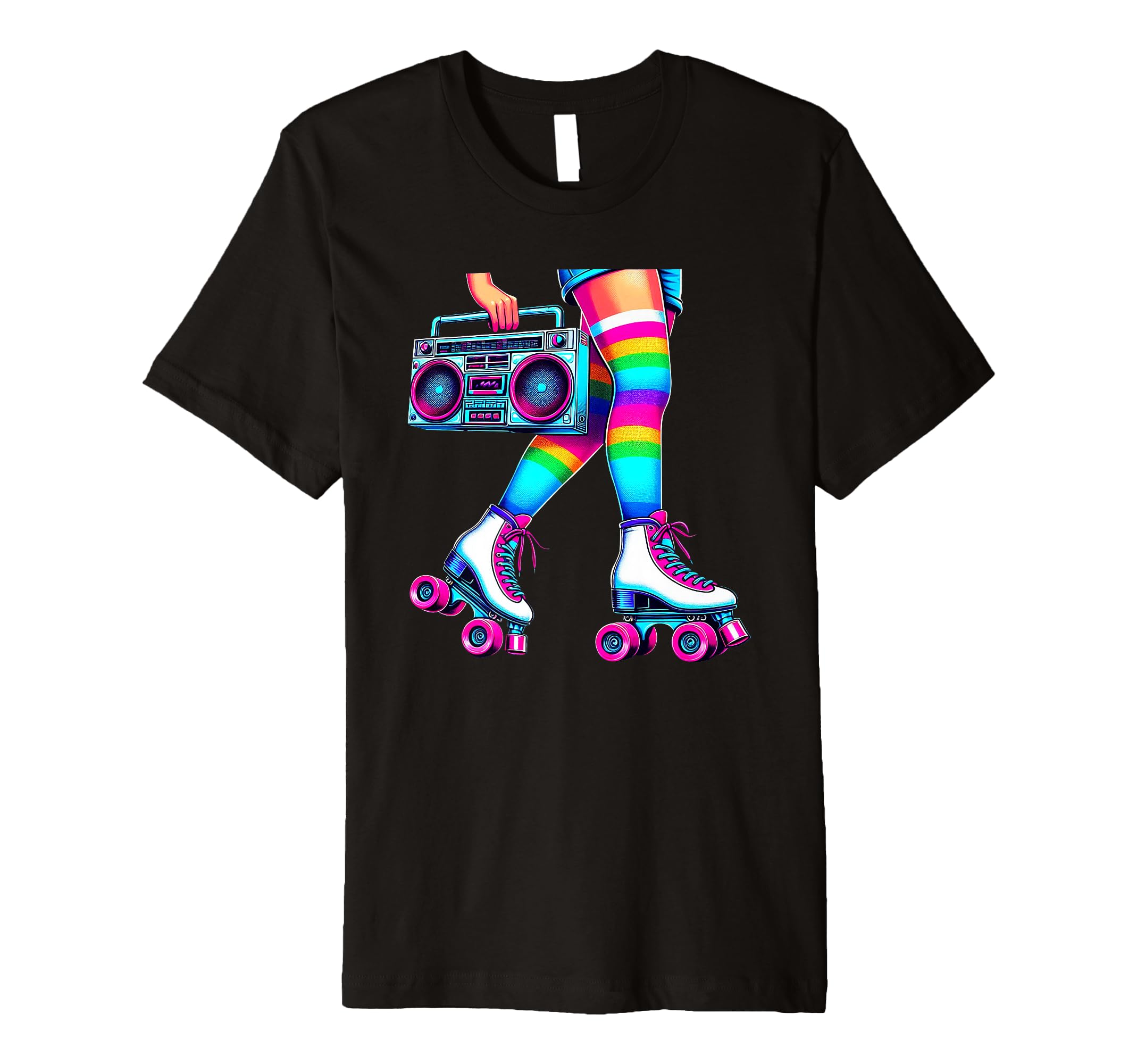 Rollerskates Funny 80S Roller Disco T-Shirt - Novelty Apparel Men Women - T-Shirt, Sweatshirt, Hoodie