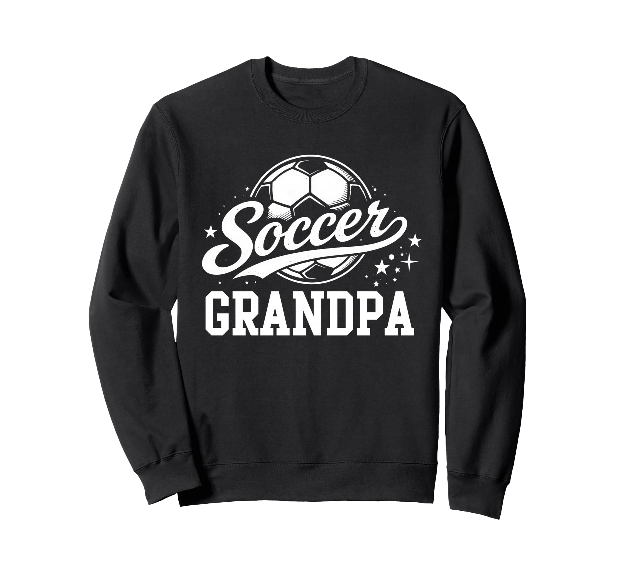 Soccer Grandpa Soccer Ball Sweatshirt - Trendy Graphic Unisex - T-Shirt, Sweatshirt, Hoodie