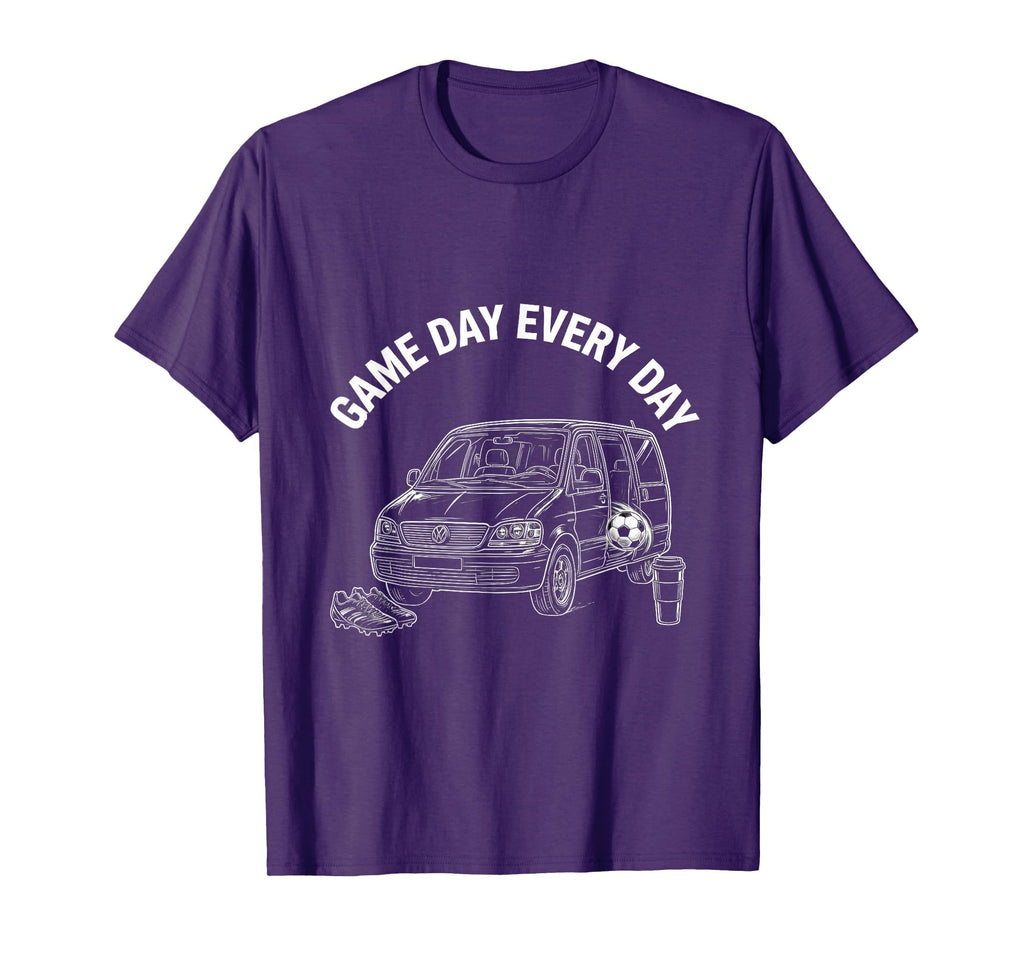 Game Day Every Day Soccer Mom T-Shirt - Minimalist Print for Adults - T-Shirt, Sweatshirt, Hoodie