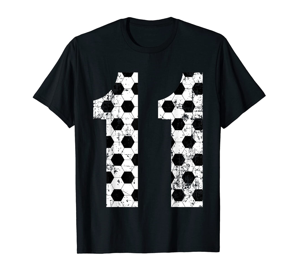 Soccer 11 Jersey Number T-Shirt - Trendy Graphic for Adults - T-Shirt, Sweatshirt, Hoodie