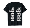 Soccer 11 Jersey Number T-Shirt - Trendy Graphic for Adults - T-Shirt, Sweatshirt, Hoodie