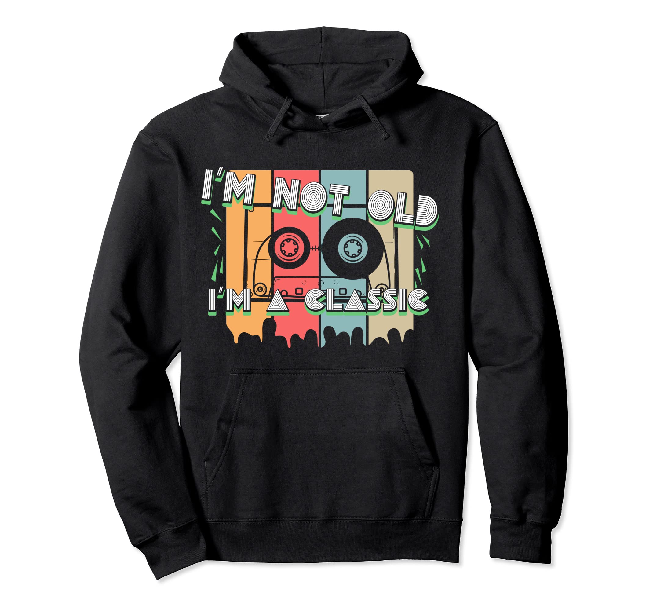 80S Cassette Tape Era Music Lover 1980 Hoodie - Trendy Graphic Unisex - T-Shirt, Sweatshirt, Hoodie
