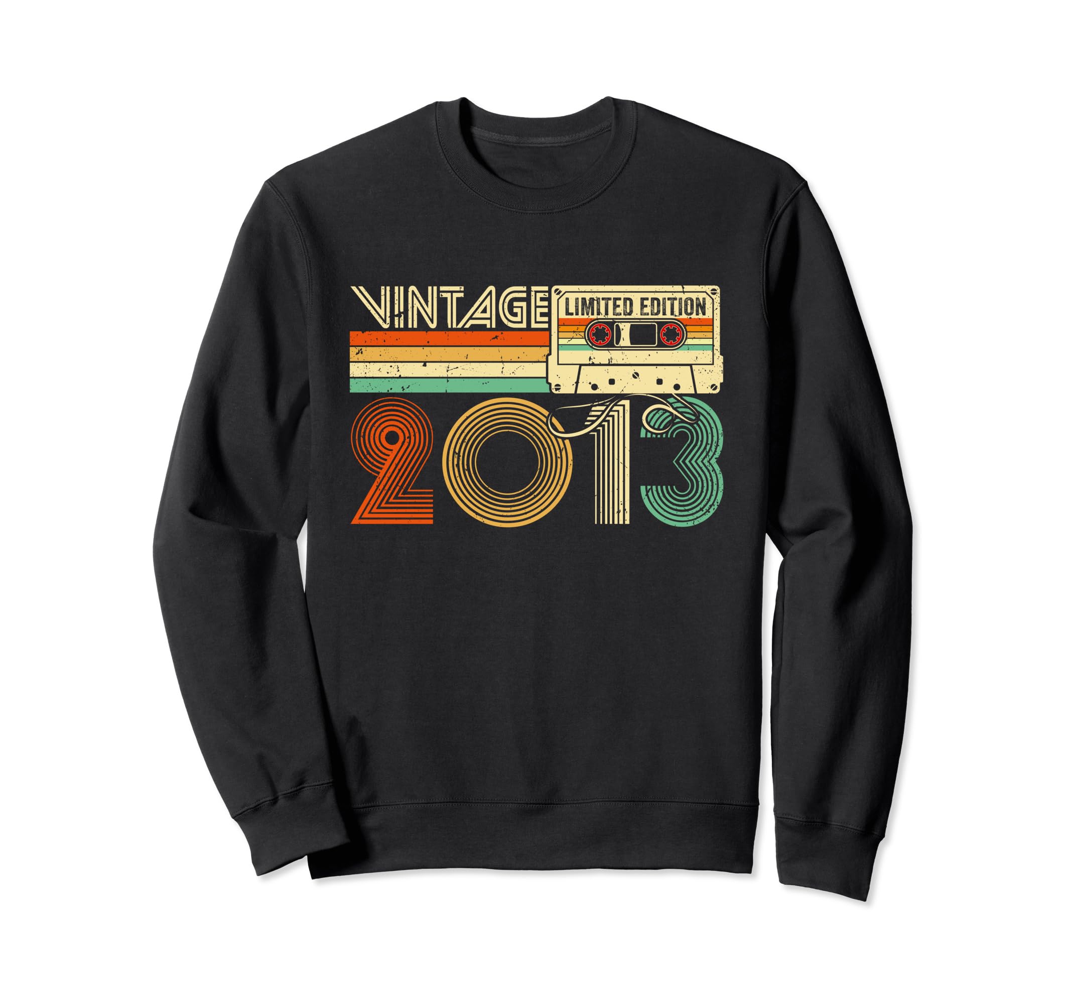 2013 11 Years Old Cassette Tape Sweatshirt - Casual Everyday Wear Unisex - T-Shirt, Sweatshirt, Hoodie