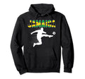 Jamaica Soccer Lovers Jersey Support Hoodie - Unique Graphic Unisex - T-Shirt, Sweatshirt, Hoodie
