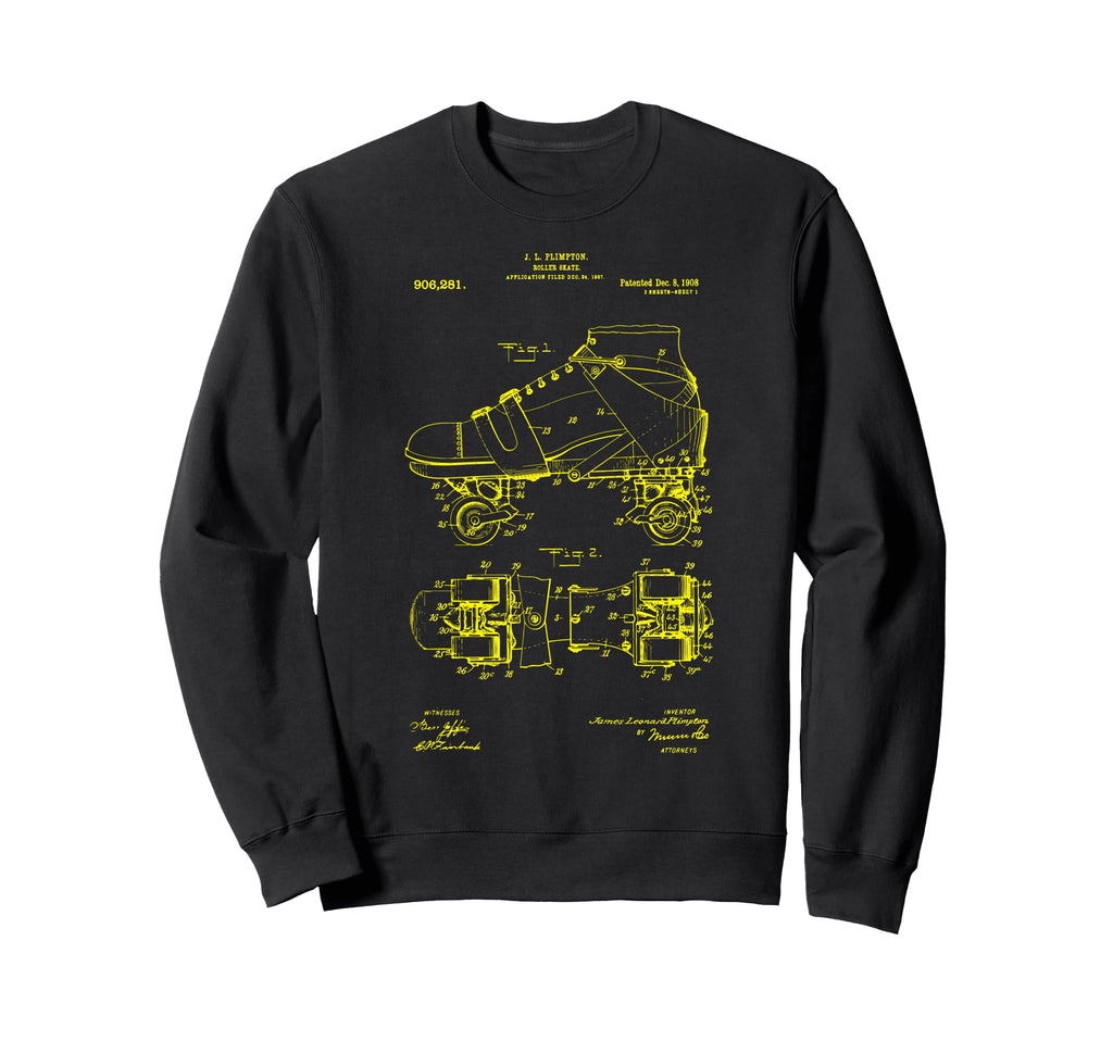 Roller Skate Roller Derby Sweatshirt - Fun Novelty Design for Adults - T-Shirt, Sweatshirt, Hoodie