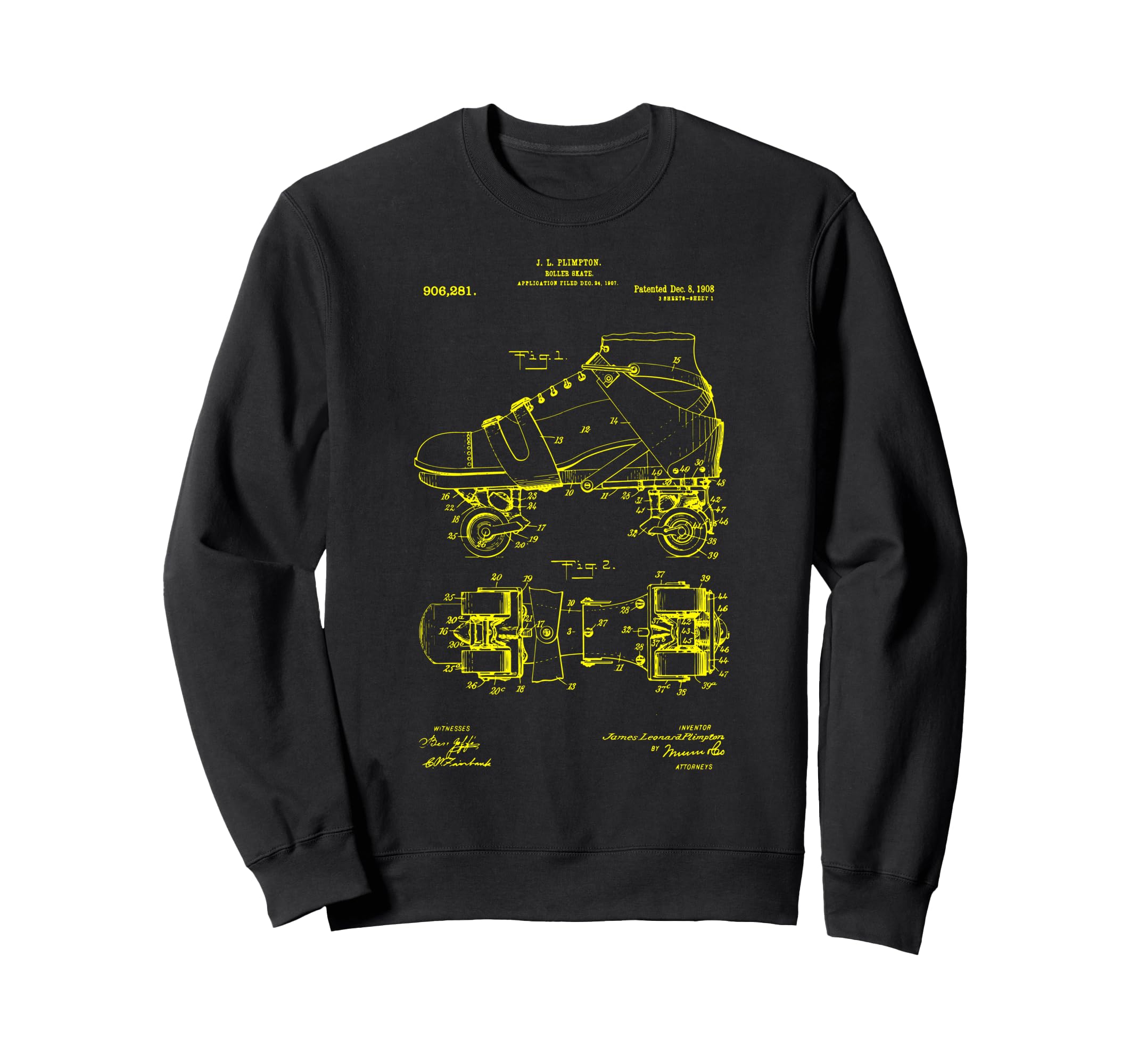 Roller Skate Roller Derby Sweatshirt - Fun Novelty Design for Adults - T-Shirt, Sweatshirt, Hoodie