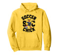 Soccer Chick Soccer Player Soccer Hoodie - Casual Everyday Wear Men Women - T-Shirt, Sweatshirt, Hoodie