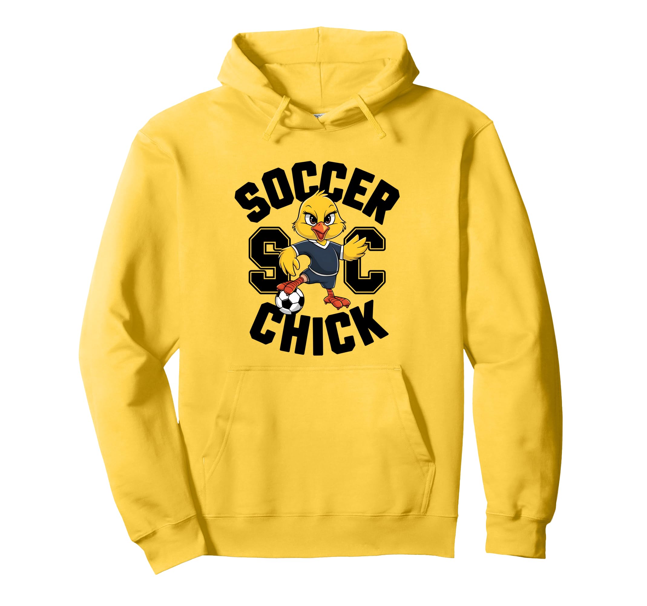 Soccer Chick Soccer Player Soccer Hoodie - Streetwear Style for Adults - T-Shirt, Sweatshirt, Hoodie