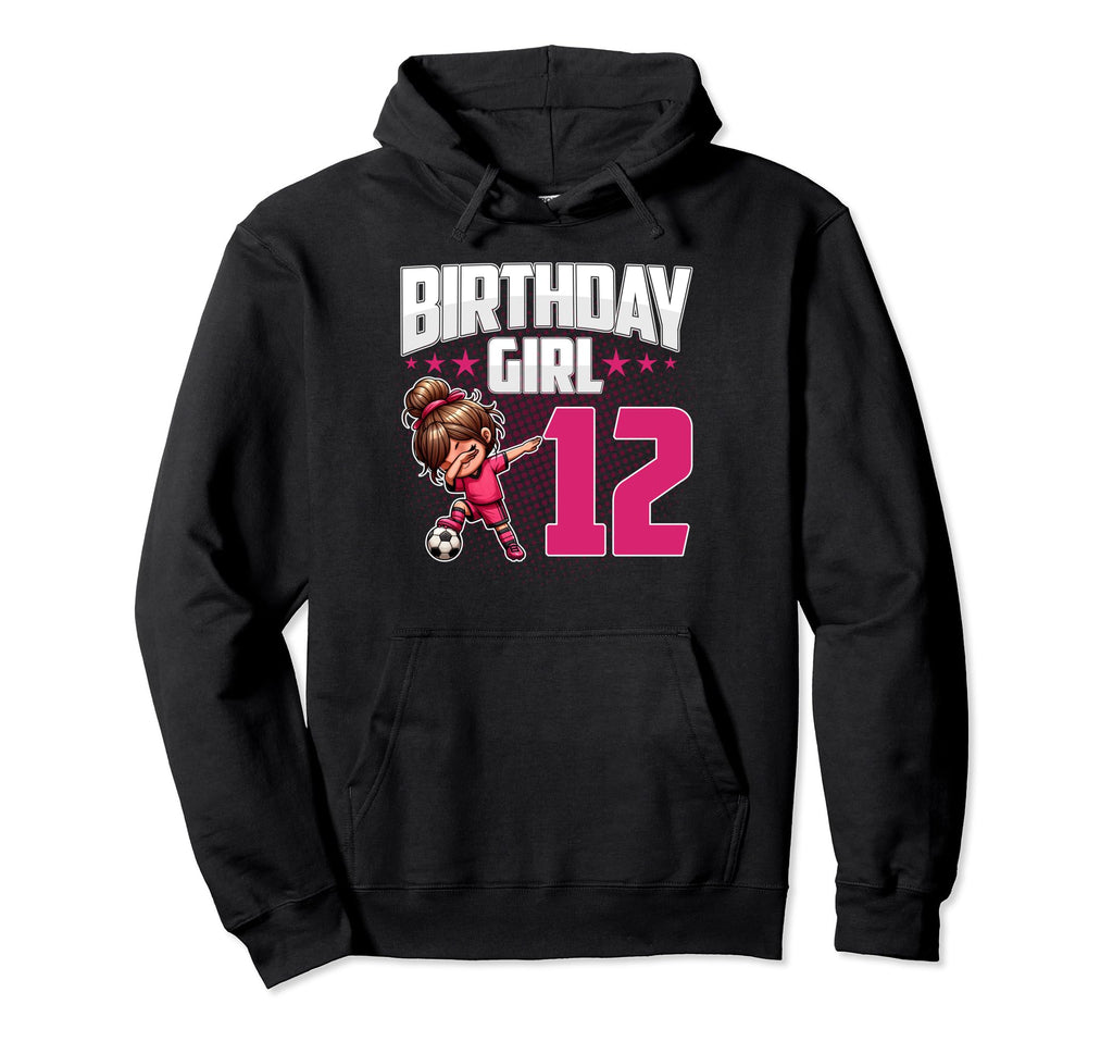 12Th Birthday Soccer Dabbing 12 Years Hoodie - Streetwear Style Men Women - T-Shirt, Sweatshirt, Hoodie