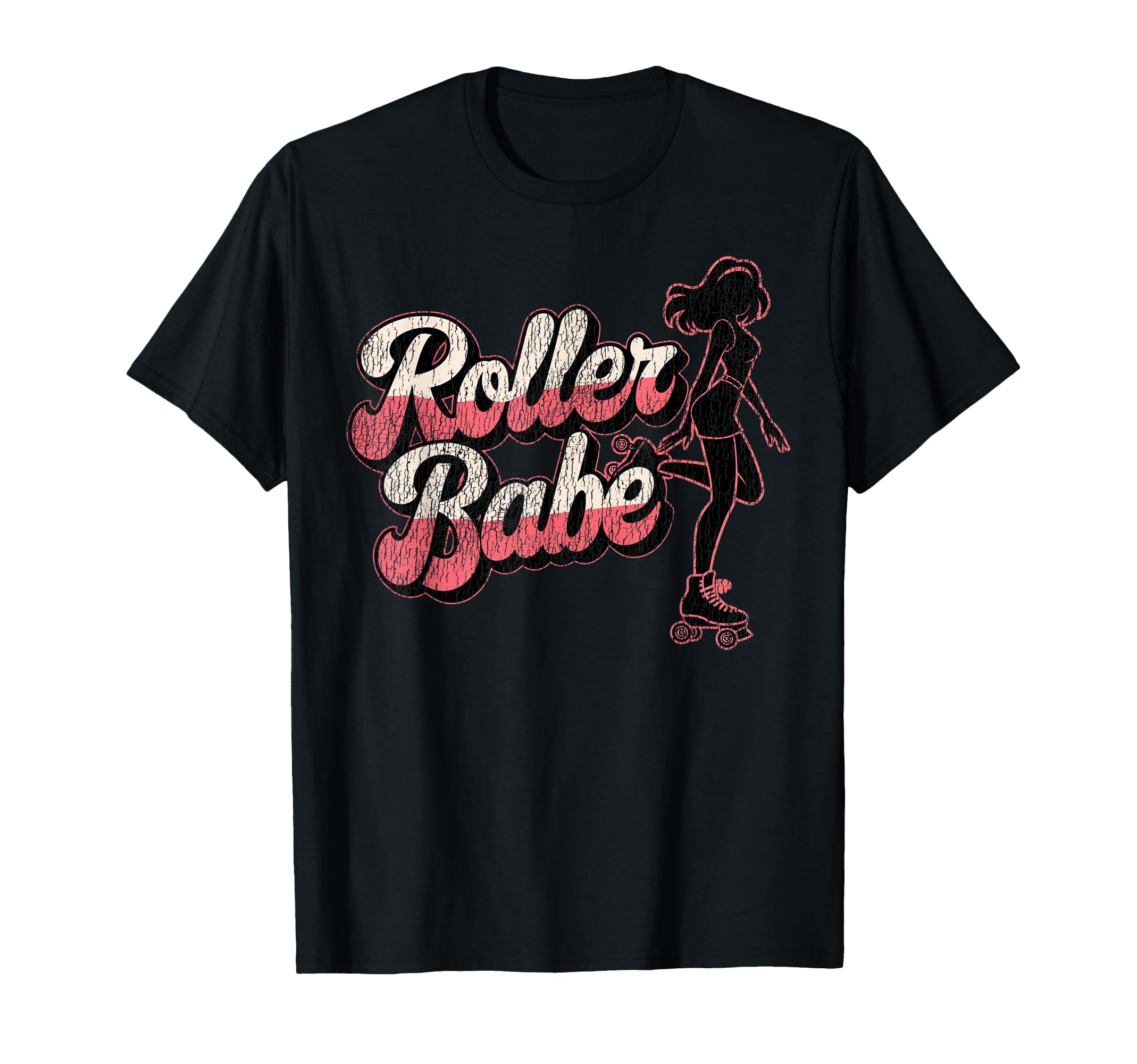 Roller Skating Skate 1970S Roller Babe T-Shirt - Unique Graphic Men Women - T-Shirt, Sweatshirt, Hoodie
