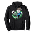 Football Goat Striker Number 7 Kicking Hoodie - Unique Graphic Unisex - T-Shirt, Sweatshirt, Hoodie