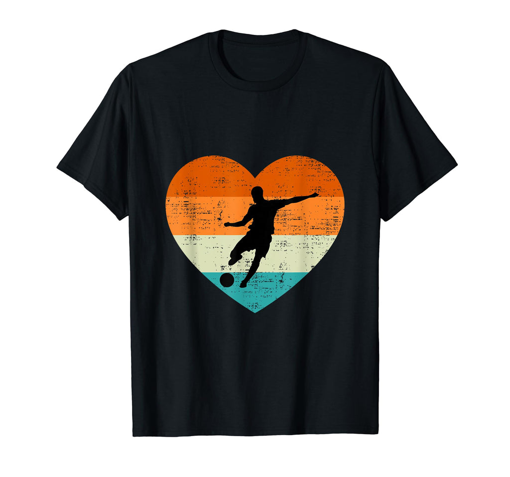 Soccer Lovers Heart Love Valentines Day T-Shirt - Minimalist Print Unisex - T-Shirt, Sweatshirt, Hoodie