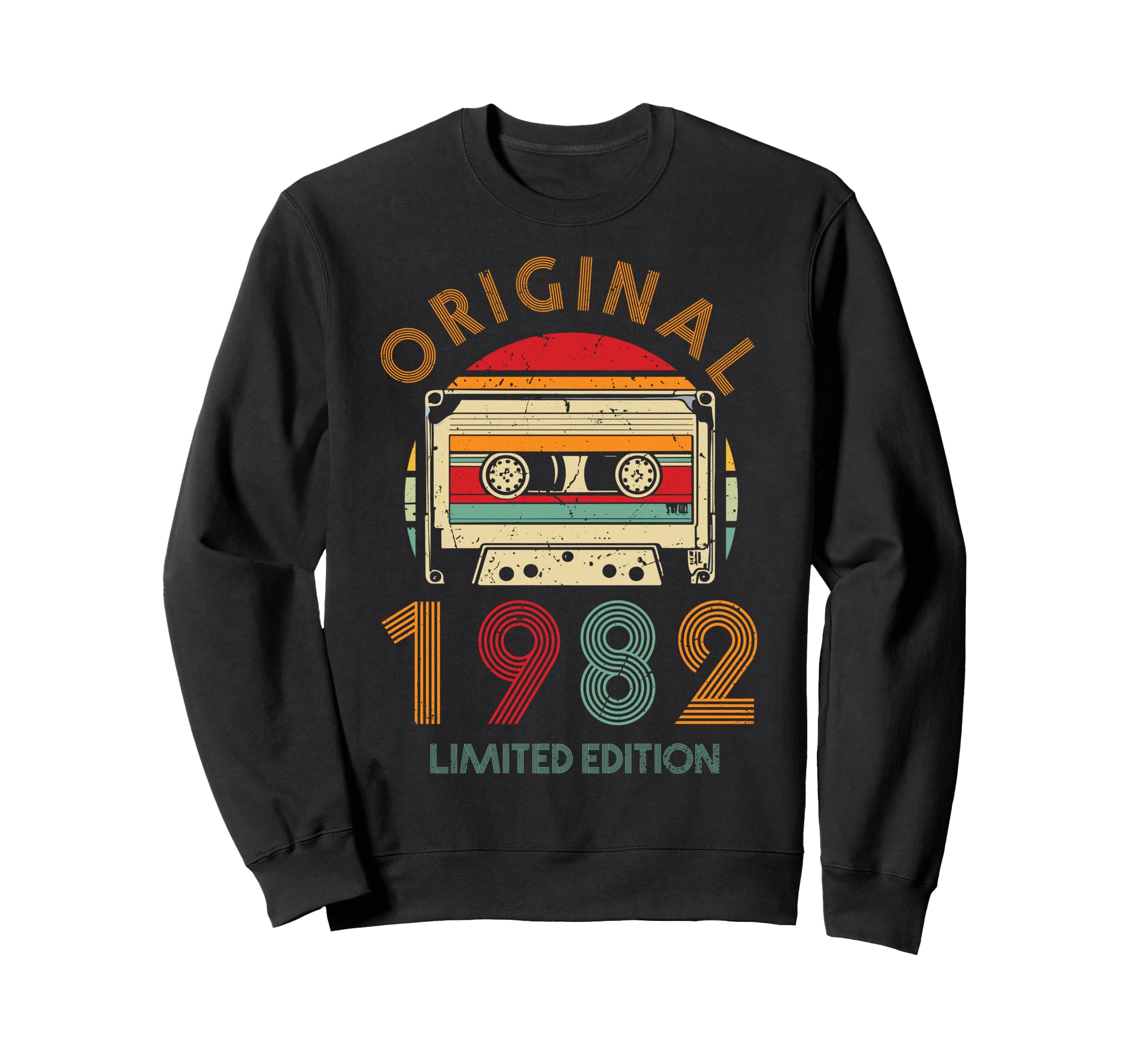 1982 Cassette Tape 42Th Birthday Sweatshirt - Trendy Graphic Men Women - T-Shirt, Sweatshirt, Hoodie