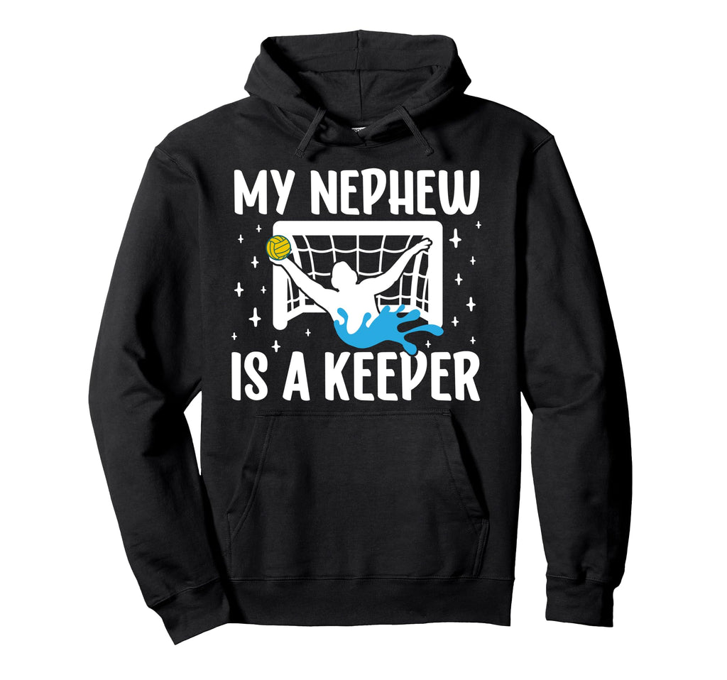 Proud Water Polo Keeper Aunt Water Hoodie - Fun Novelty Design for Adults - T-Shirt, Sweatshirt, Hoodie
