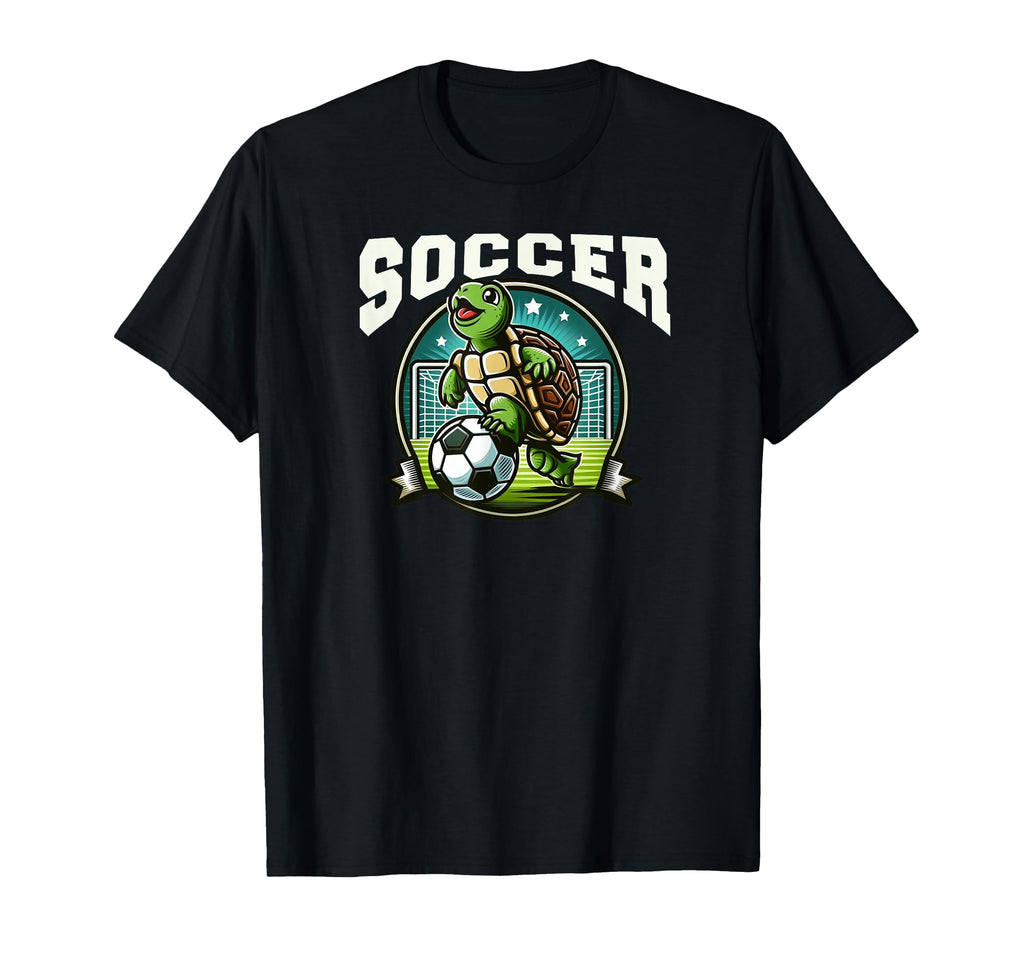 Soccer Turtle Playing Soccer Gear T-Shirt - Casual Everyday Wear for Adults - T-Shirt, Sweatshirt, Hoodie