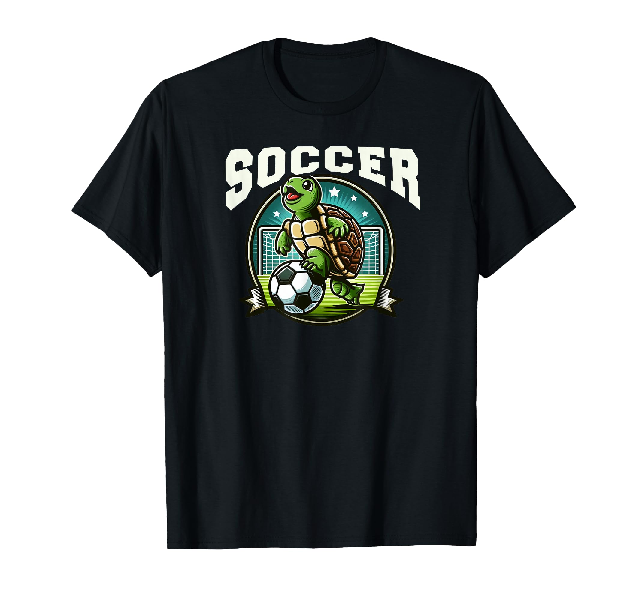 Soccer Turtle Playing Soccer Gear T-Shirt - Casual Everyday Wear for Adults - T-Shirt, Sweatshirt, Hoodie