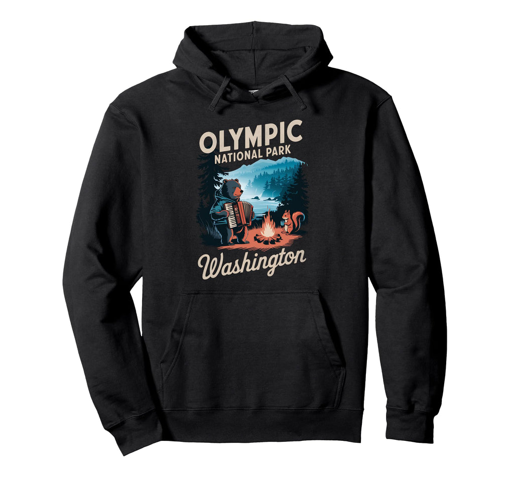 Explore Wilderness Olympic National Hoodie - Casual Everyday Wear Unisex - T-Shirt, Sweatshirt, Hoodie