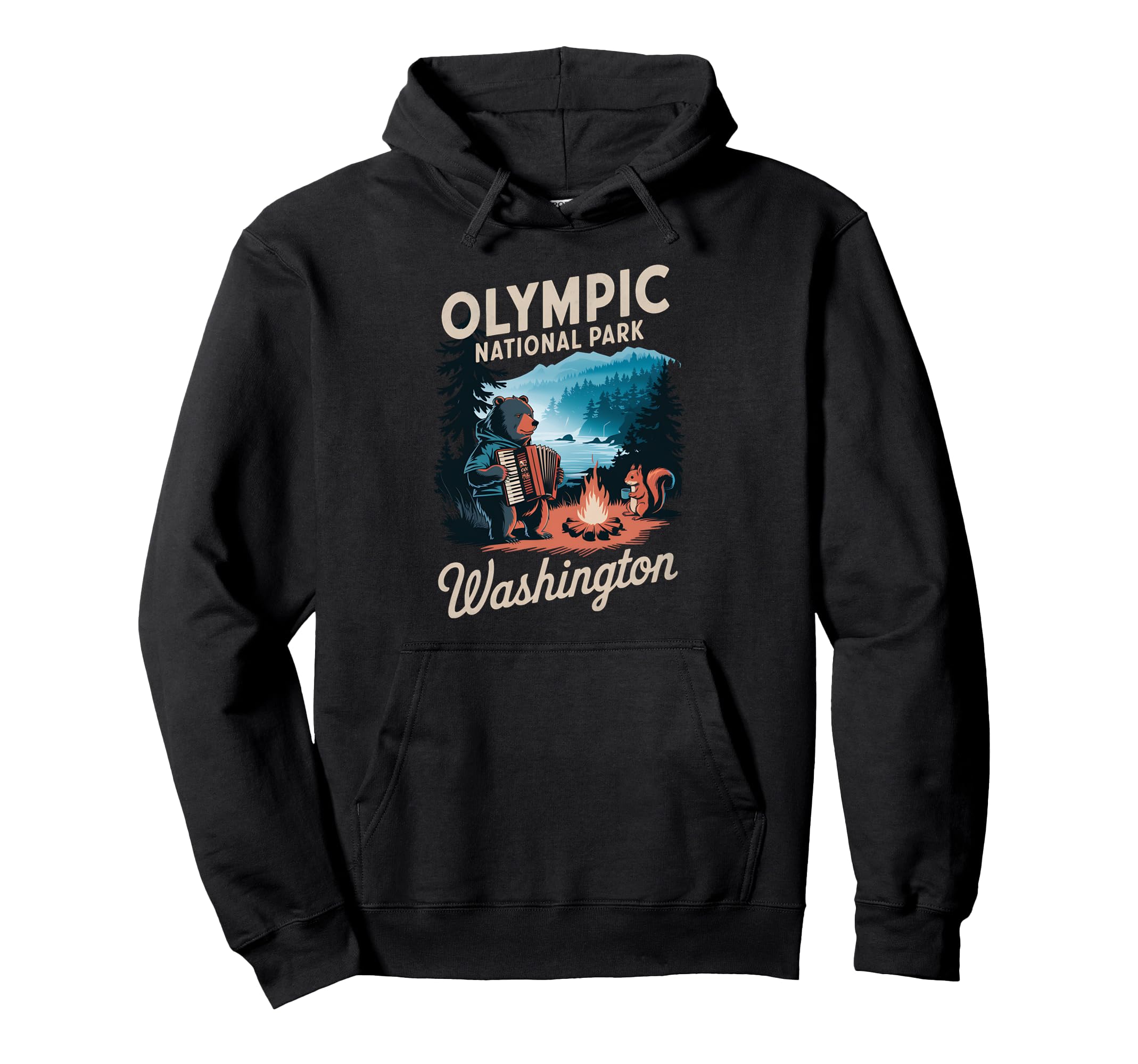 Explore Wilderness Olympic National Hoodie - Casual Everyday Wear Unisex - T-Shirt, Sweatshirt, Hoodie