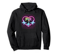 Soccer Heartbeat Football Oldschool Hoodie - Casual Everyday Wear Unisex - T-Shirt, Sweatshirt, Hoodie