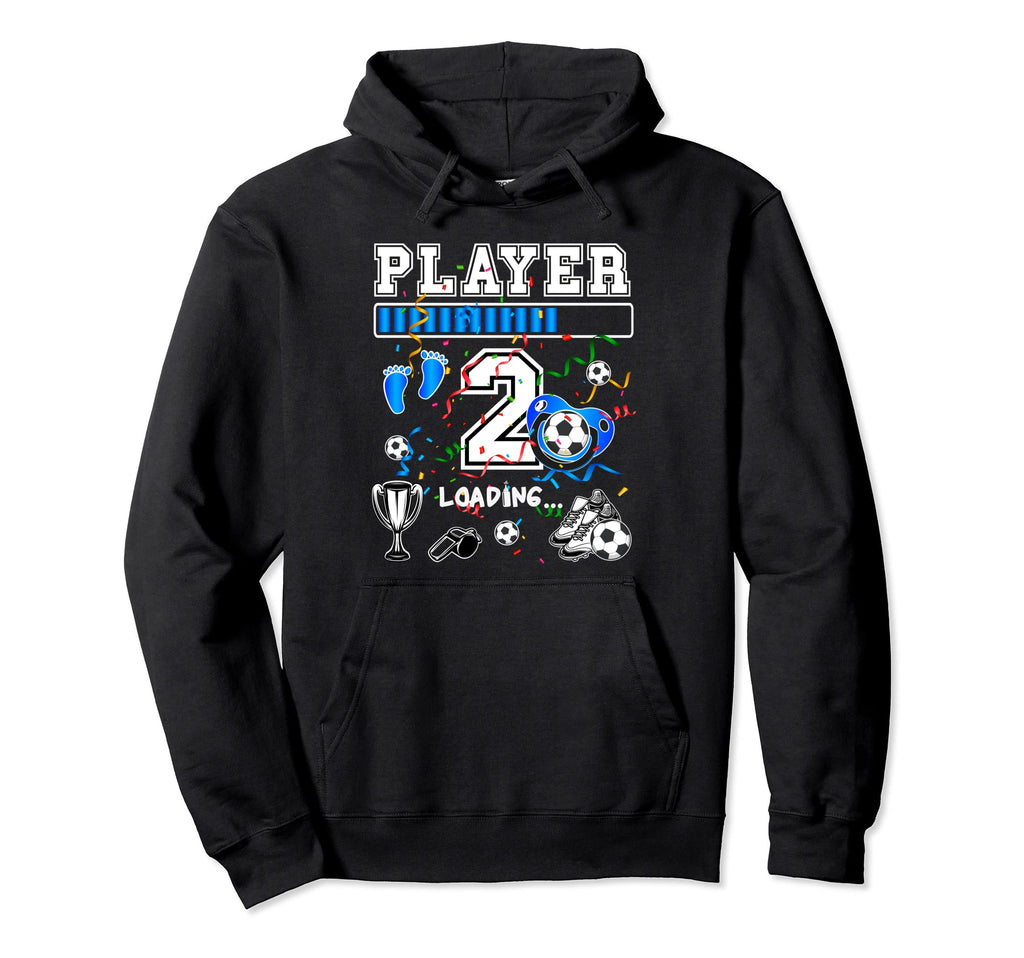 Soccer Player 2 Loading Soccer Jersey Hoodie - Graphic Print for Adults - T-Shirt, Sweatshirt, Hoodie