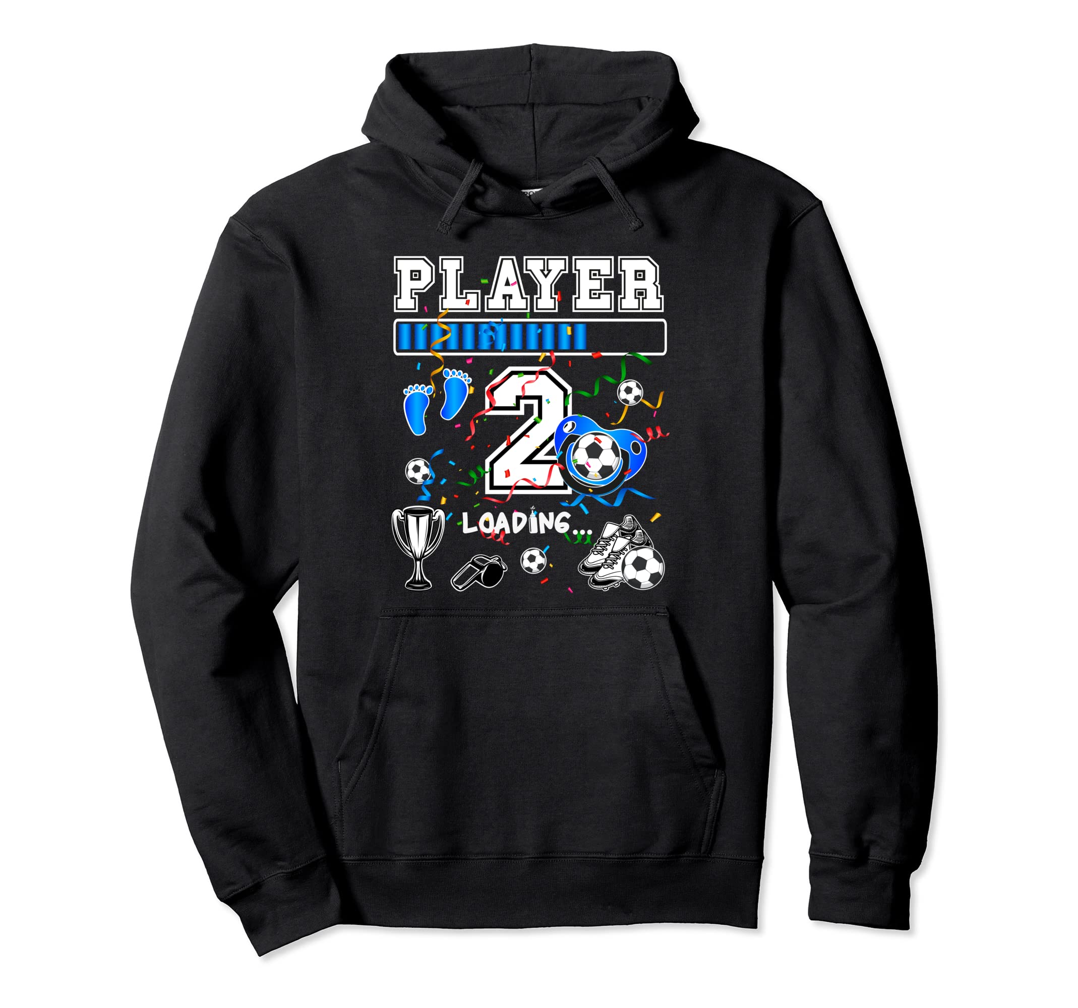 Soccer Player 2 Loading Soccer Jersey Hoodie - Graphic Print for Adults - T-Shirt, Sweatshirt, Hoodie