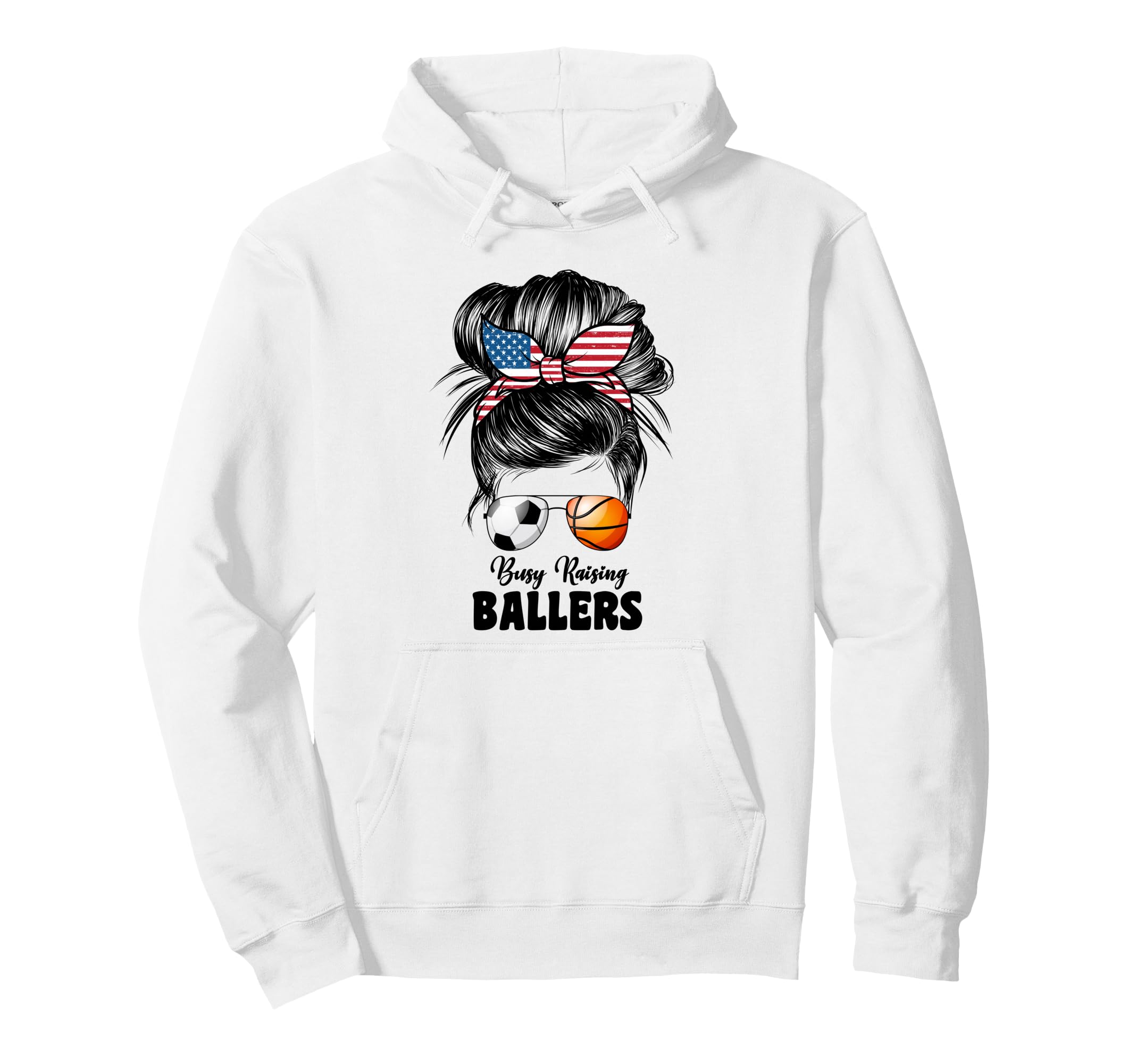 Busy Raising Ballers Soccer And Hoodie - Minimalist Print Men Women - T-Shirt, Sweatshirt, Hoodie