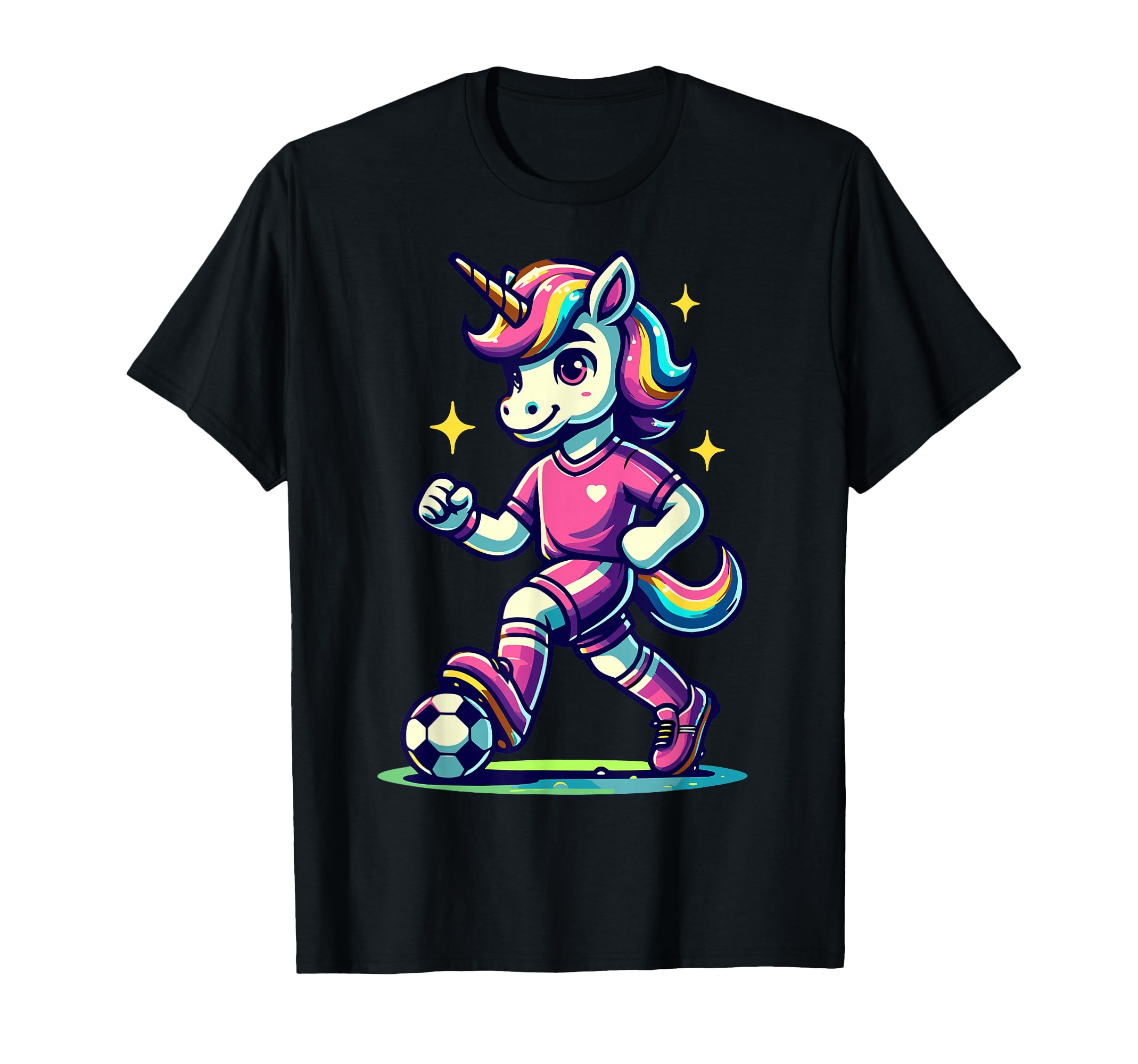 Footballer Unicorn Fans Soccer Team T-Shirt - Streetwear Style Unisex - T-Shirt, Sweatshirt, Hoodie