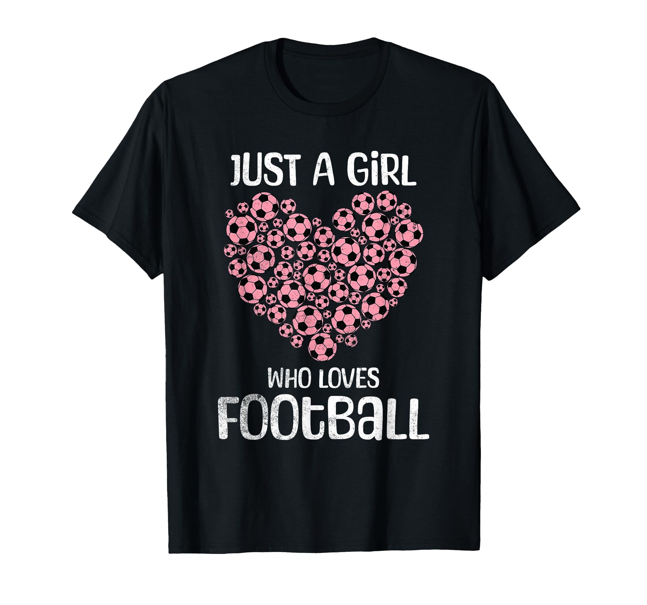Just Who Loves Football Heart Womens T-Shirt - Graphic Print Men Women - T-Shirt, Sweatshirt, Hoodie