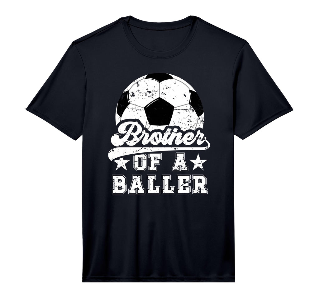 Brother Baller Soccer Brother Soccer T-Shirt - Novelty Apparel Men Women - T-Shirt, Sweatshirt, Hoodie
