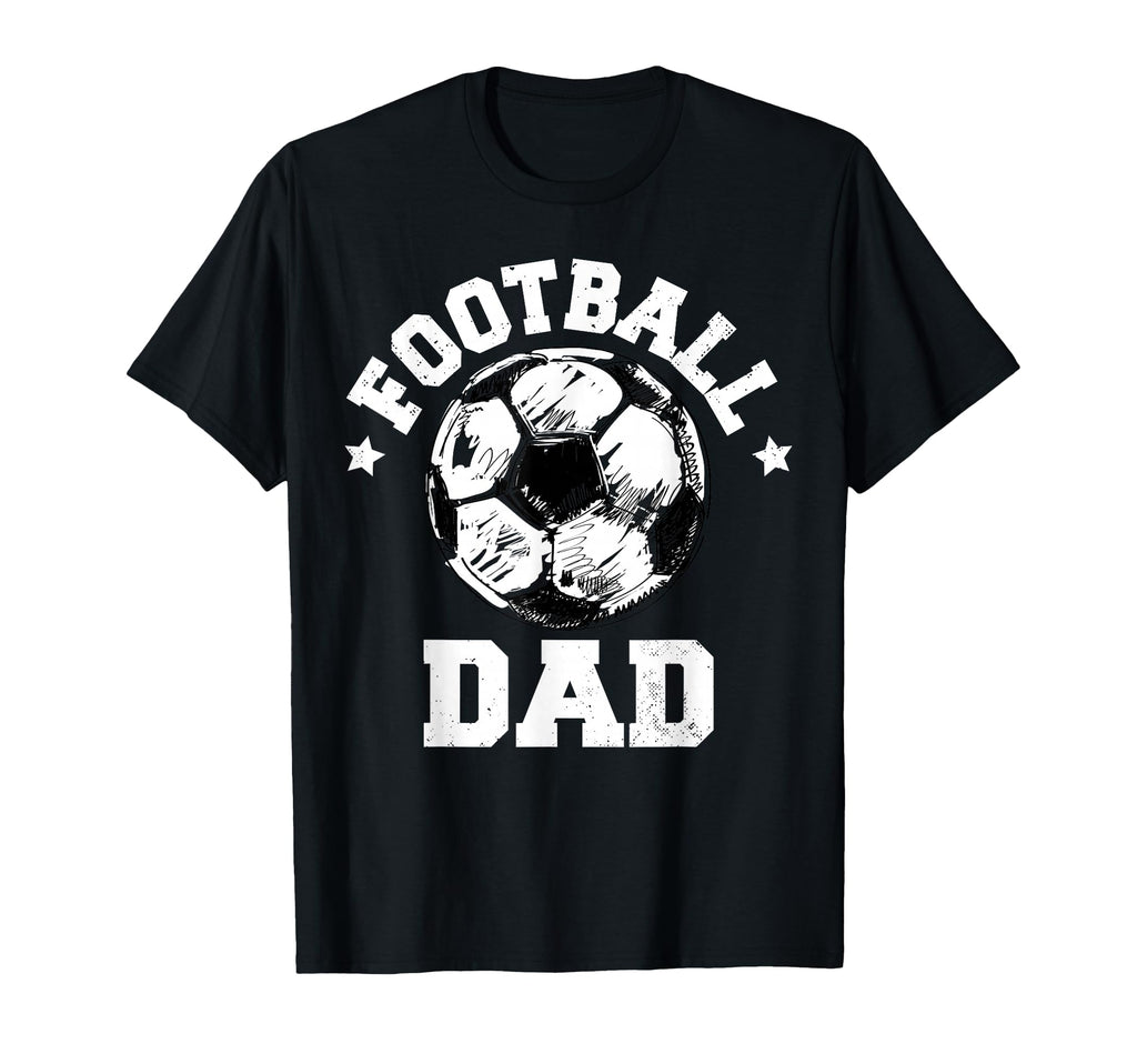 Football Dad Sketch Soccer Ball Proud T-Shirt - Custom Art Print Men Women - T-Shirt, Sweatshirt, Hoodie