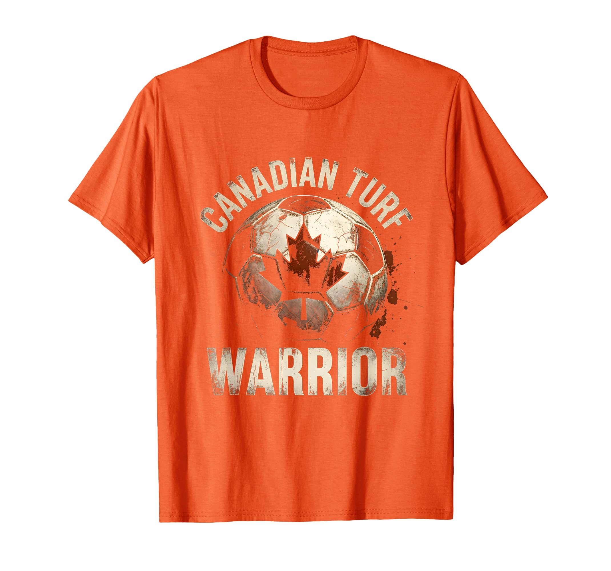 Canadian Turf Warrior Soccer Ball T-Shirt - Unique Graphic Unisex - T-Shirt, Sweatshirt, Hoodie