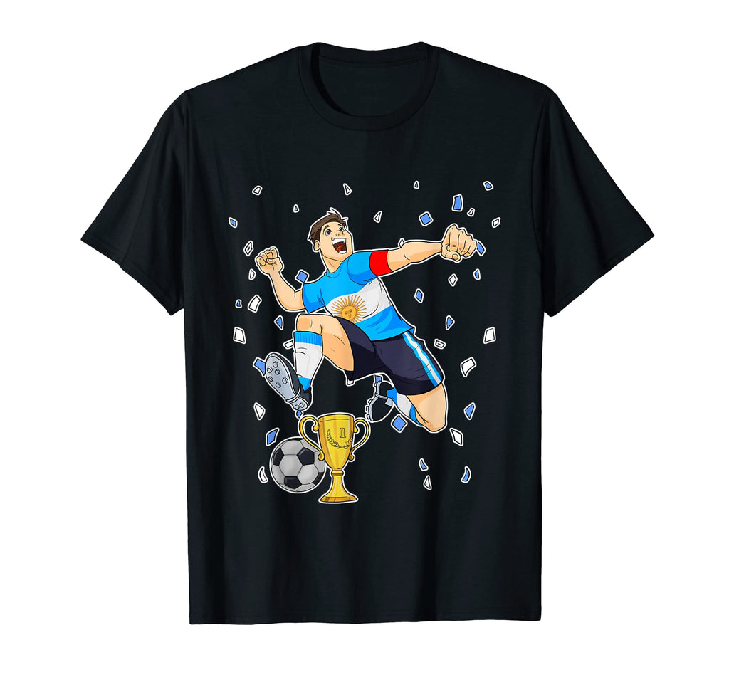 Argentinan Flag Soccer Team I T-Shirt - Fun Novelty Design Men Women - T-Shirt, Sweatshirt, Hoodie