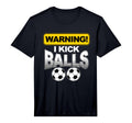 Mens Ich Kicke Balls Striker Football T-Shirt - Graphic Print Unisex - T-Shirt, Sweatshirt, Hoodie