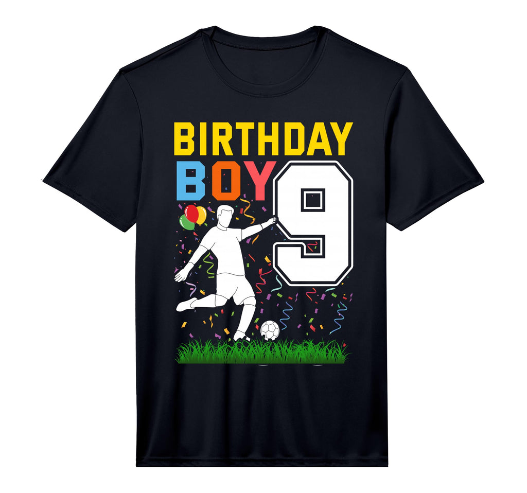 9 Year Old Birthday Soccer 9Th T-Shirt - Fun Novelty Design Unisex - T-Shirt, Sweatshirt, Hoodie