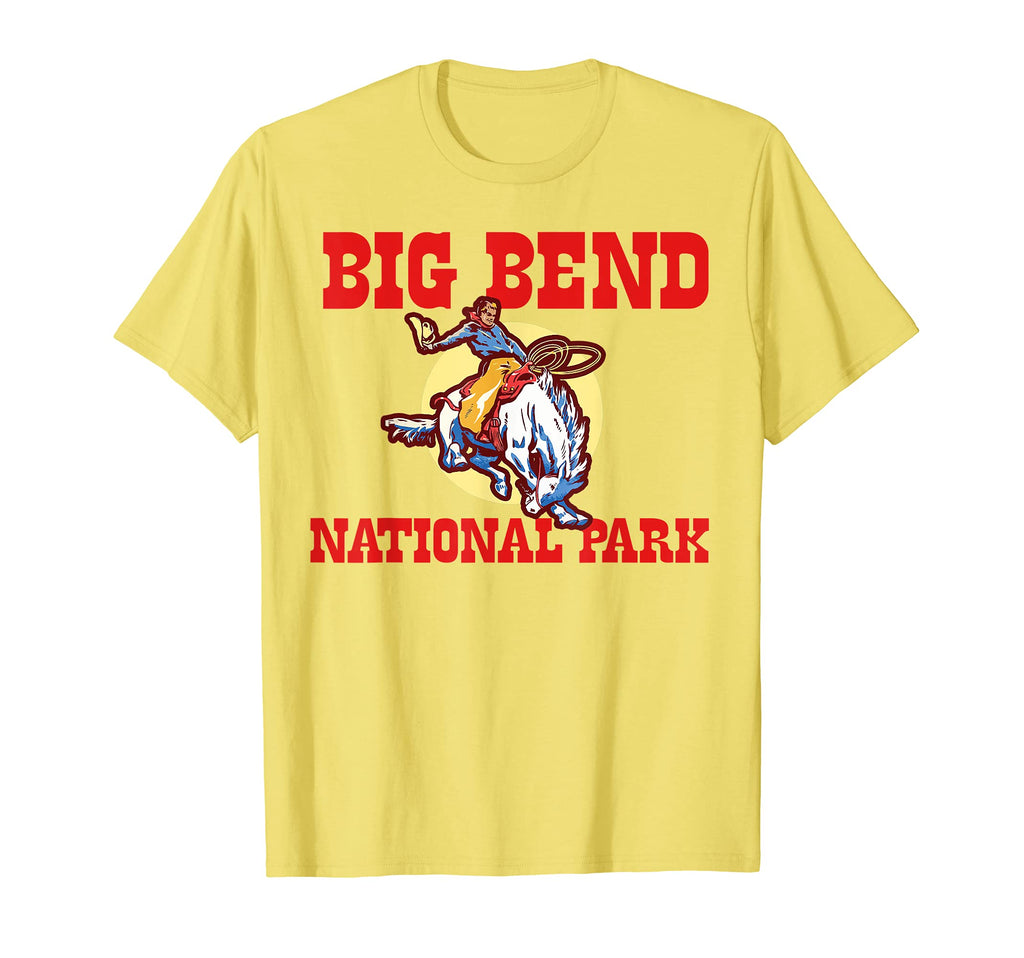 Bronco Rodeo Rider Big Bend National Park T-Shirt - Unique Graphic Unisex - T-Shirt, Sweatshirt, Hoodie